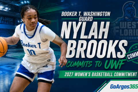 Headline: Booker T. Washington Guard Nylah Brooks Commits to UWF